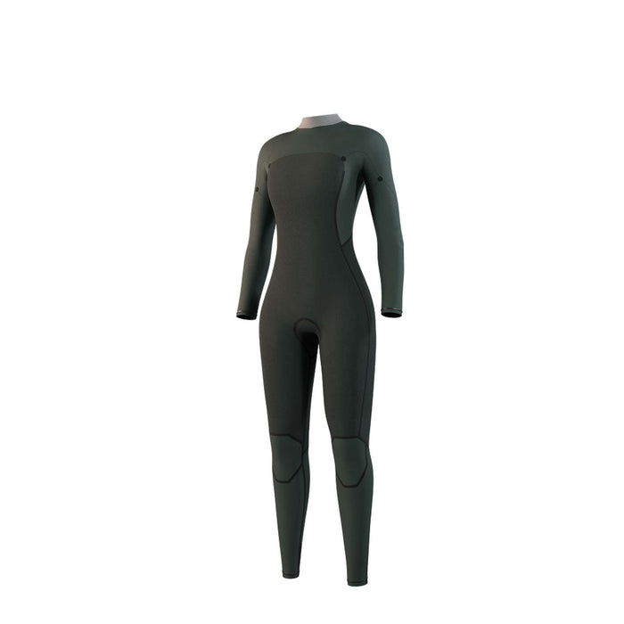 Traje de Baño Completo Haven Mujer 4-3mm Con Cremallera Doble Delante Negro M Mystic 35000_250046_900_M