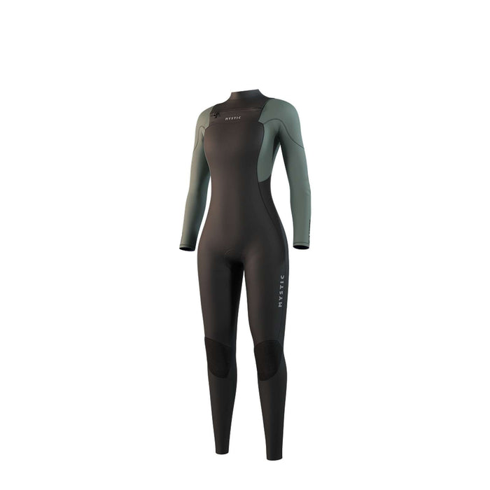 Traje de neopreno completo Star Mujer 5-3mm Con cremallera frontal doble Verde oscuro L Mystic 35000_250050_643_L