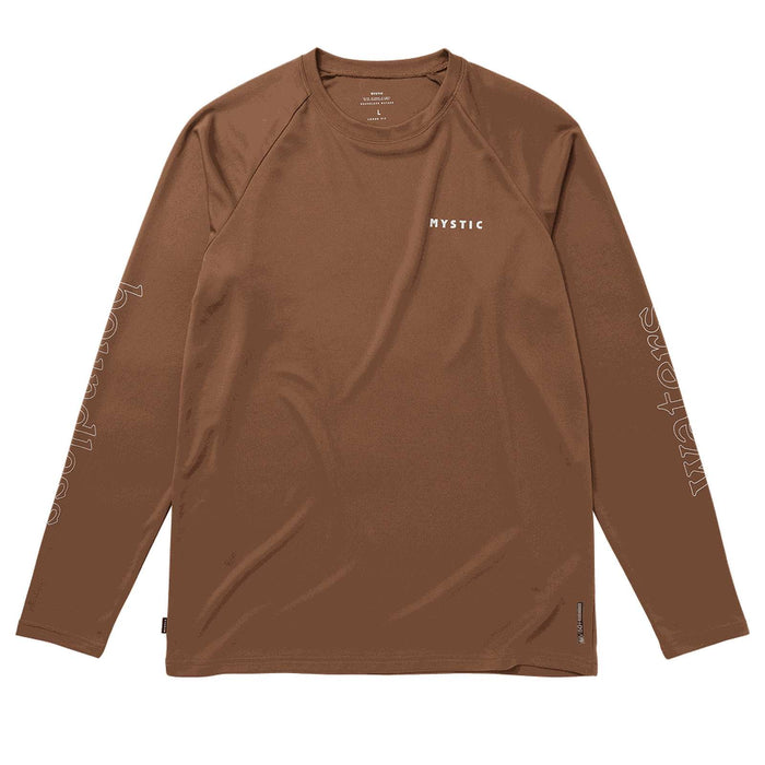 Camisa Rápida Ajustada Táctica Hombre Manga Larga Marrón M Mystic 35001_250220_700_M