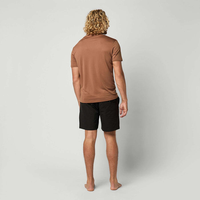 Camisa Rápida Ajustada Táctica Hombre Manga Corta Marrón XXL Mystic 35001_250221_700_XXL