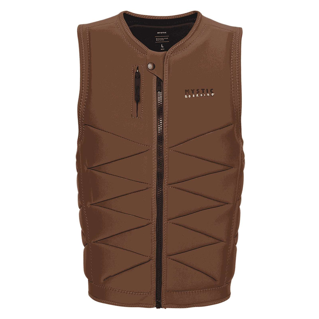 Chaleco de Impacto para Wake Outlaw Hombre Con Zip Frontal y Hebilla Marrón XL Mystic 35005_240226_700_XL