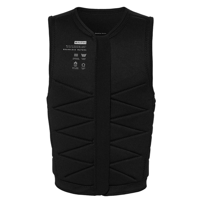 Chaleco de Impacto Wake Outlaw Hombre Con Cierre Frontal Negro M Mystic 35005_240226_900_M