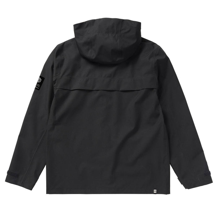 Chaqueta de lluvia impermeable DTS negra S Mystic 35101_230102_900_S