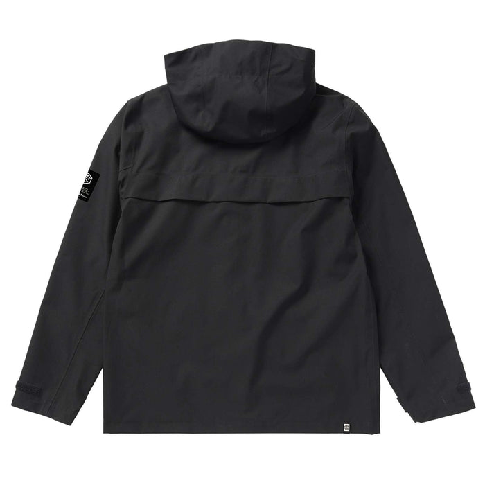 Chaqueta de lluvia impermeable DTS negra XXL Mystic 35101_230102_900_XXL