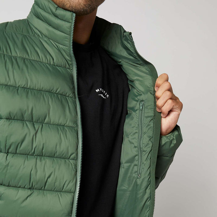 Chaqueta Aislante Reforzada Acolchada Verde-Valiente M Mystic 35101_240010_608_M