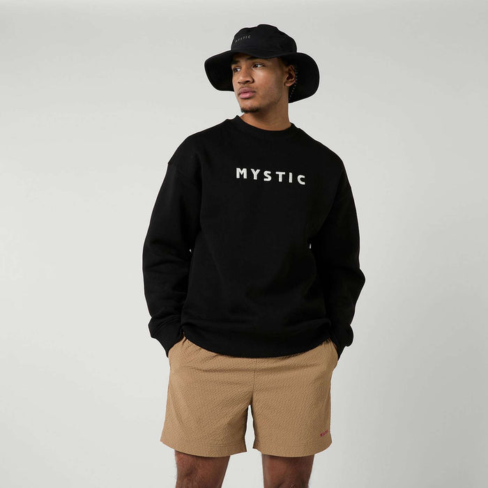 Sudadera Oversized Crew Negra XL Mystic 35104_250135_900_XL