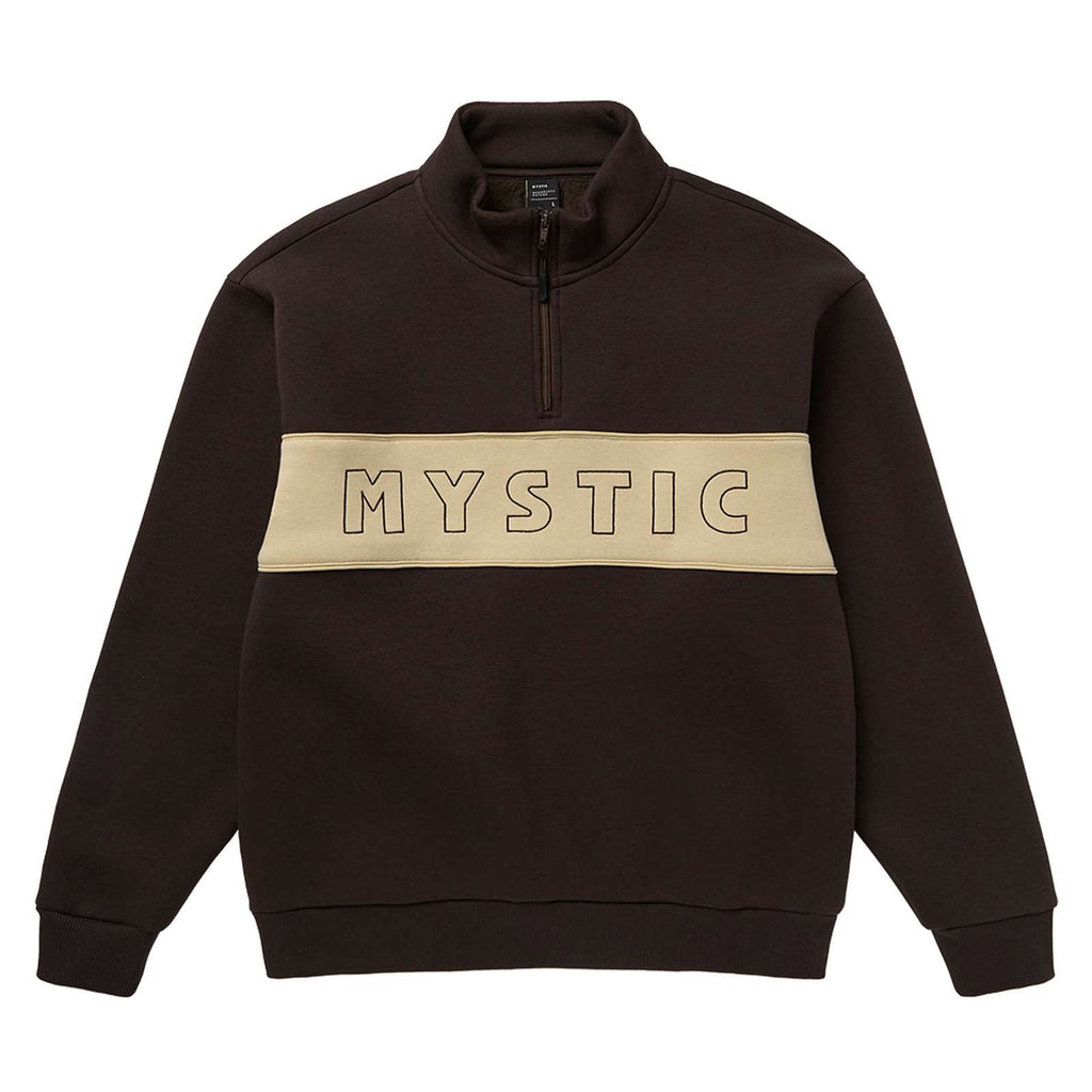 Sudadera Slate Half Zip Marrón Oscuro XXL Mystic 35104_260315_736_XXL