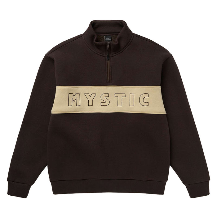 Sudadera Slate Half Zip Marrón Oscuro XXL Mystic 35104_260315_736_XXL