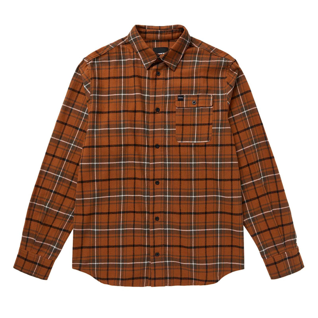 Camisa de Franela A Cuadros Marrón-Oro XL Mystic 35105_260305_704_XL