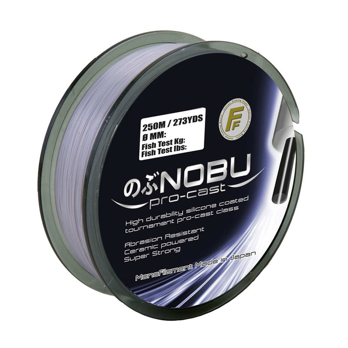 Línea de Pesca Nobu Pro Cast Hi-Viz 250m Gris Mate 0,145 Fishing Ferrari 3700814
