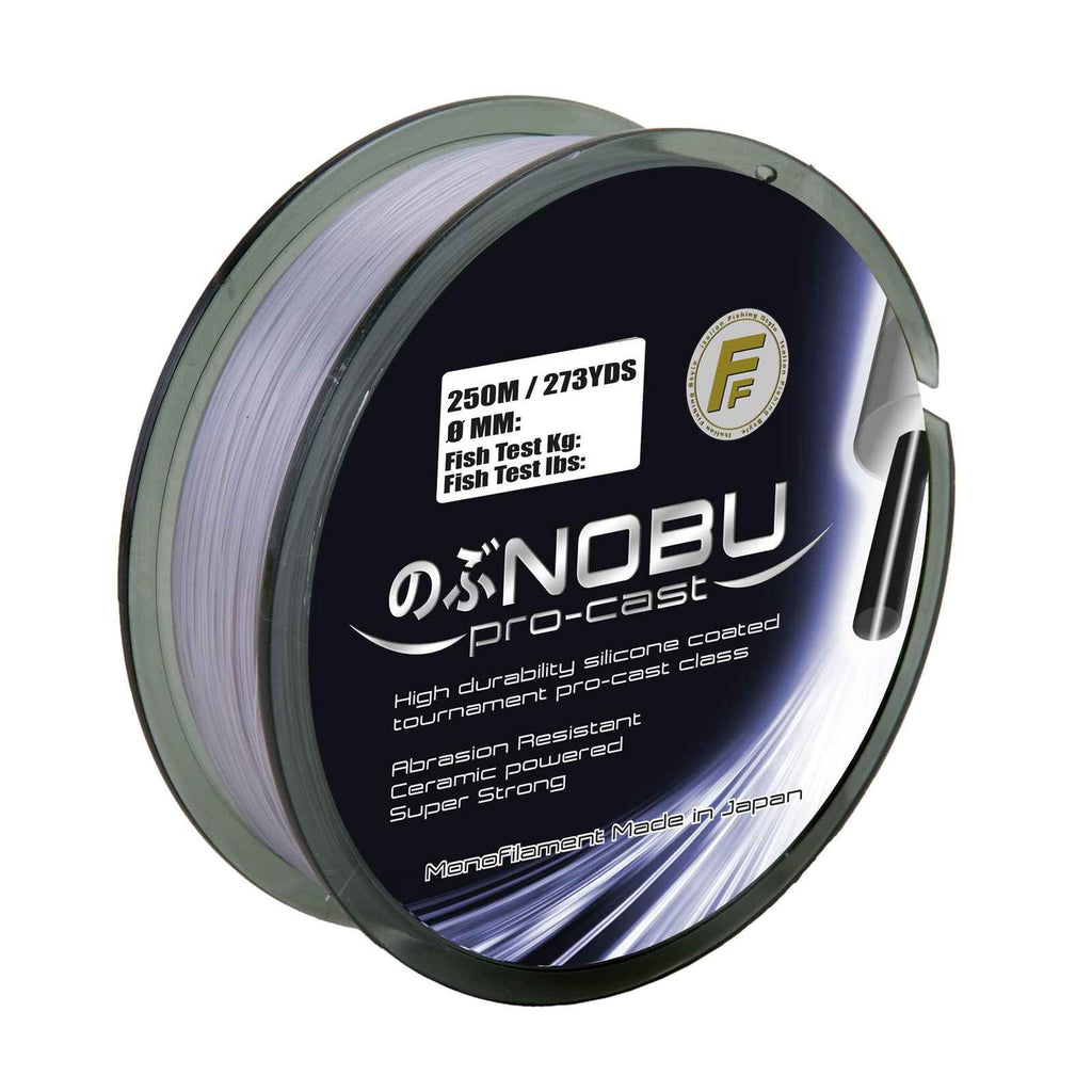 Línea de Pesca Nobu Pro Cast Hi-Viz 250m Gris Mate 0,200 Fishing Ferrari 3700820