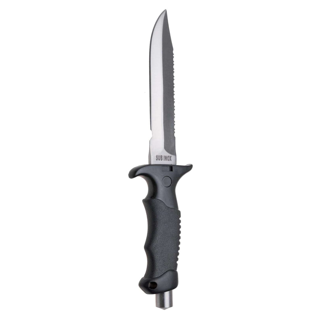 Cuchillo de buceo St-210 Negro 14,5cm Abysstar 42298