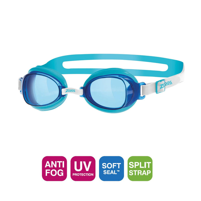 Gafas de natación Otter Clear-Aqua Lentes Tinte-Azul Zoggs 461023CLAQTBL