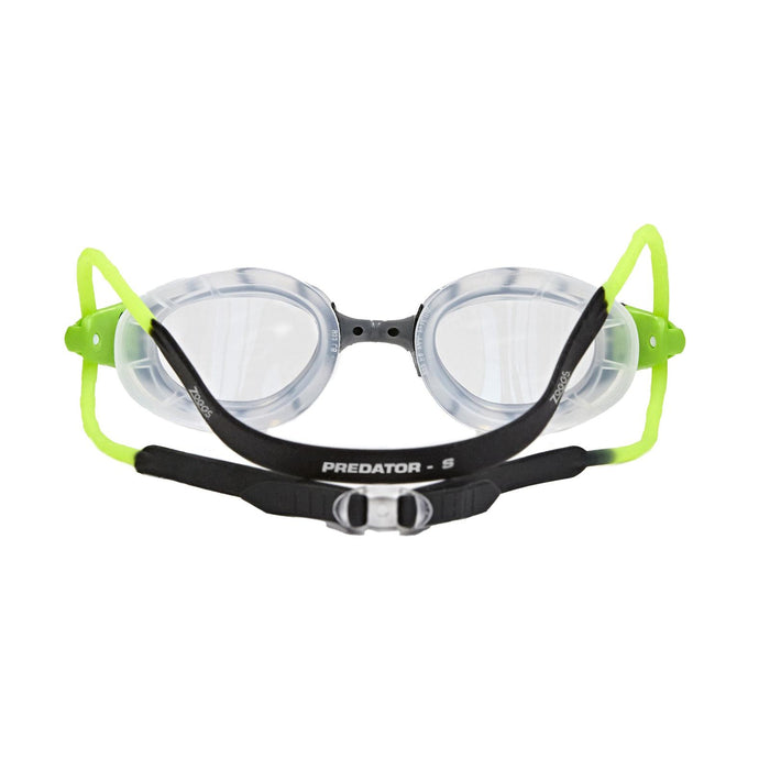 Gafas de natación Predator Negros-Verdes-Claras Regulares Zoggs 461037BKGNCLRR