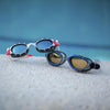 Gafas de natación Predator Blancas-Rojas Lentes Tinted-Azul Regulares Zoggs 461037WHRDTBLR
