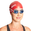 Gafas de natación Predator Blancas-Rojas Lentes Tinted-Azul Regulares Zoggs 461037WHRDTBLR