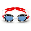 Gafas de natación Predator Blancas-Rojas Lentes Tinted-Azul Regulares Zoggs 461037WHRDTBLR