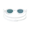 Gafas de natación Predator Blancas Lentes Humosas Pequeñas Zoggs 461037WHTSMS