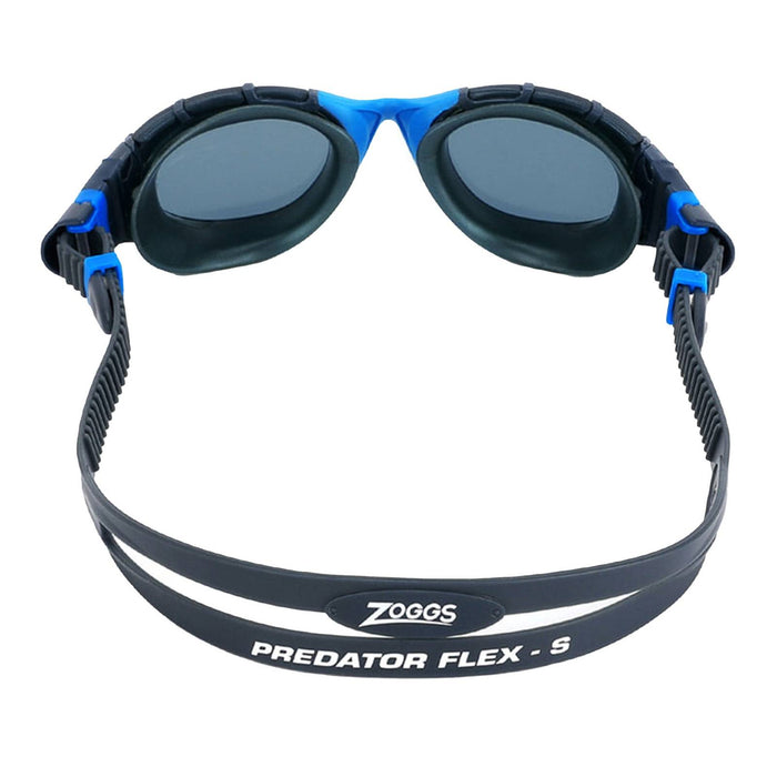 Gafas de natación Predator Flex Grises-Azules-Humosas Pequeñas Zoggs 461041GYBLTSMS