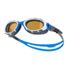 Gafas de natación Predator Flex Polarizadas Ultra Azules-Grises Pequeñas Zoggs 461046BLGYPCPS