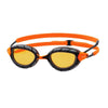 Gafas de natación Predator Flex Titanio Grises-Negras Espejadas-Lentes Naranjas Pequeñas Zoggs 461054GYBKMORS