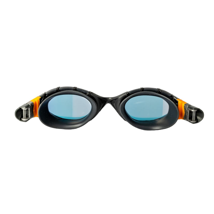 Gafas de natación Predator Flex Titanio Grises-Negras Espejadas-Lentes Naranjas Pequeñas Zoggs 461054GYBKMORS