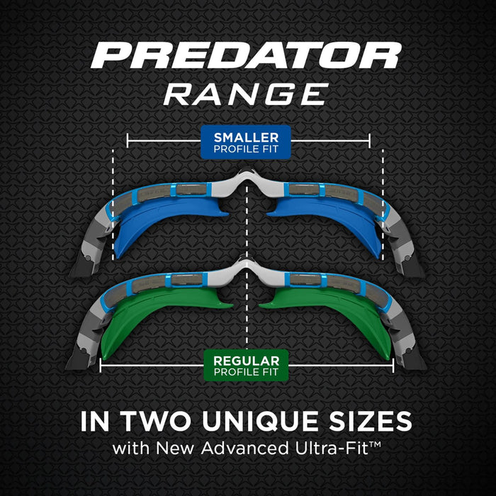 Gafas de natación Predator Polarizadas Ultra Grises-Naranjas Regulares Zoggs 461058GYORPCPR