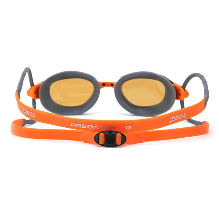 Gafas de natación Predator Polarizadas Ultra Grises-Naranjas Pequeñas Zoggs 461058GYORPCPS