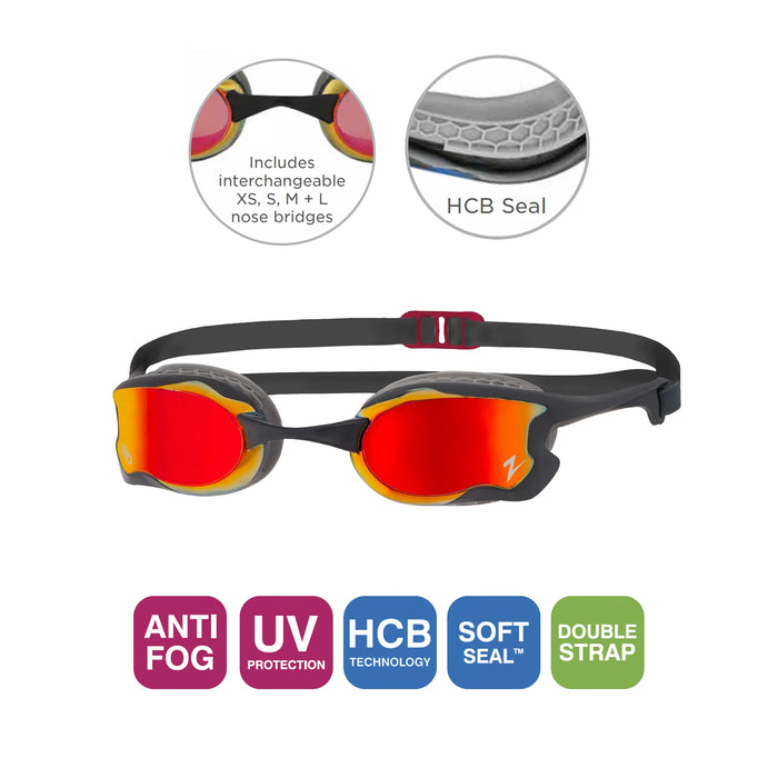 Goggles Zoggs Raptor HCB Titanium