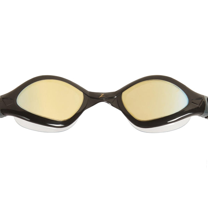Gafas de natación Tiger Lsr+ Titanio Negro-Gris Lentes Espejadas-Dorado Regulares Zoggs 461092BKGYMGDR