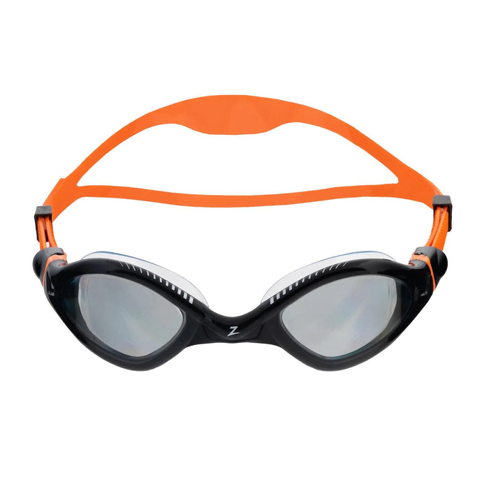 Gafas de natación Tiger Lsr+ Negro-Naranja Lentes Tinte-Humo Regulares Zoggs 461093BKORTSMR