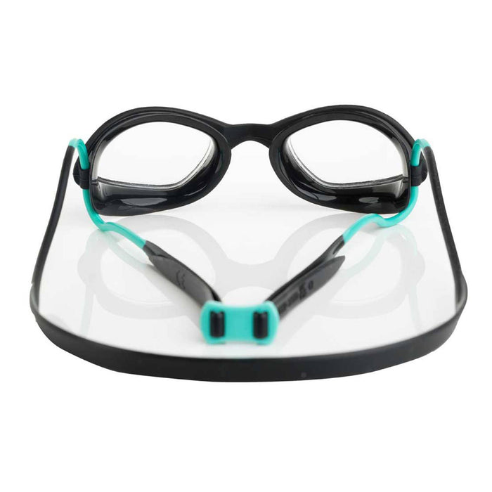 Gafas de natación Tiger Lsr+ Negro-Turquesa-Clear Pequeñas Zoggs 461093BKTQCLRS
