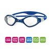 Gafas de natación Tiger Lsr+ Azul-Blanco-Clear Pequeñas Zoggs 461093BLWHCLRS