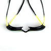 Gafas de natación Tiger Titanio Negro-Amarillo Lentes Espejadas-Lima Regulares Zoggs 461094BKYLMLMR