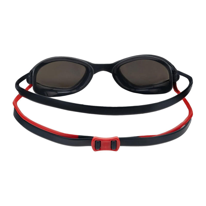 Gafas de natación Tiger Titanio Gris-Rojo Lentes Espejadas-Humo Regulares Zoggs 461094GYRDMSMR
