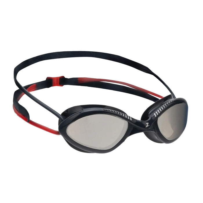 Gafas de natación Tiger Titanio Gris-Rojo Lentes Espejadas-Humo Regulares Zoggs 461094GYRDMSMR