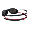 Gafas de natación Tiger Titanio Gris-Rojo Lentes Espejadas-Humo Pequeñas Zoggs 461094GYRDMSMS