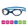 Gafas de natación Tiger Azul-Blanco Pequeñas Zoggs 461095BLWHCLRS