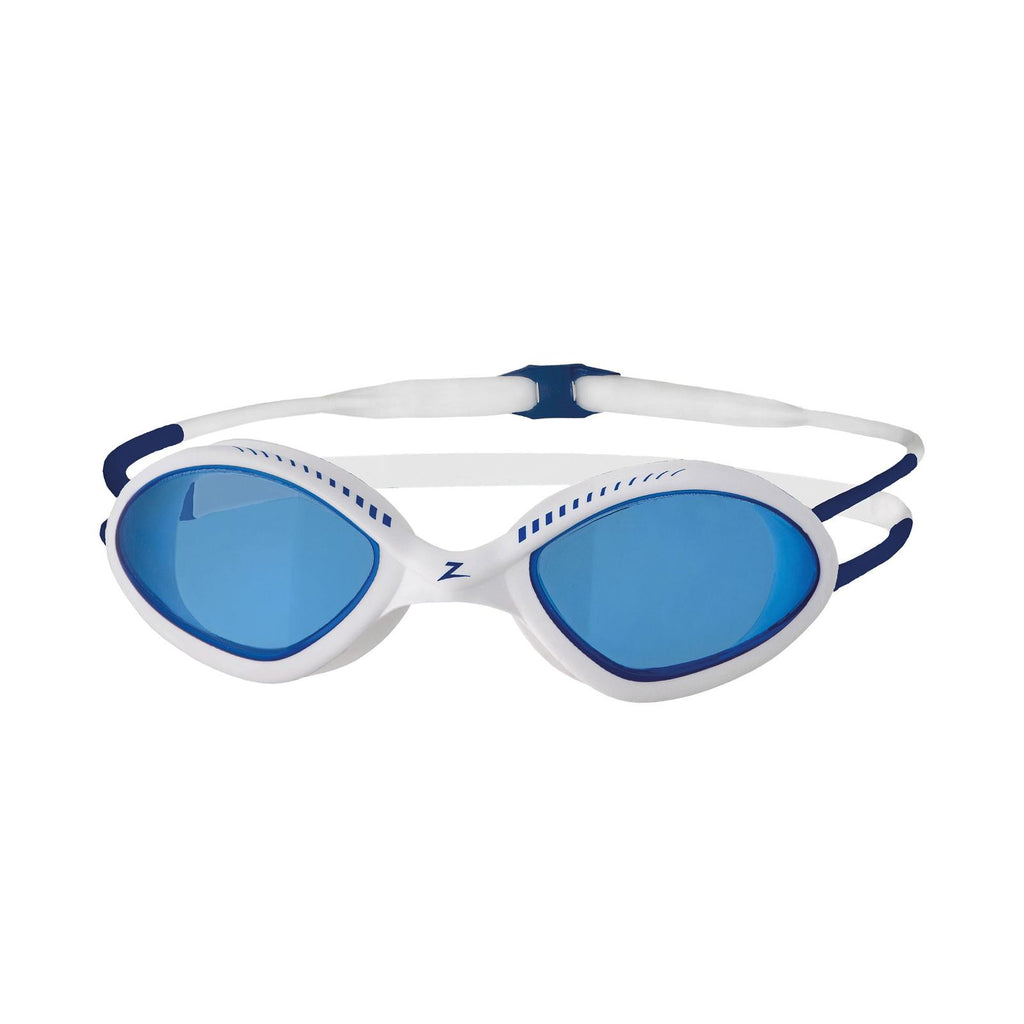 Gafas de natación Tiger Blanco-Azul Lentes Tinte-Azul Pequeñas Zoggs 461095WHBLTBLS