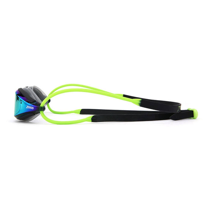 Gafas de natación Fusion Air Titanio Negro-Lima Lentes Espejadas-Dorado Zoggs 461106BKLMMGD