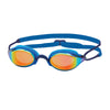 Gafas de natación Fusion Air Titanio Azul Lentes Espejadas-Naranja Zoggs 461106BLBLMOR