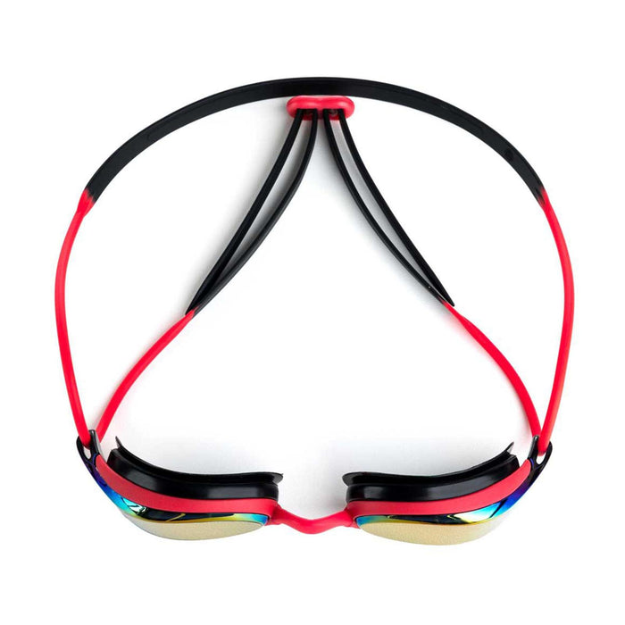 Gafas de natación Fusion Air Titanio Rojo-Negro Lentes Espejadas-Rojo Zoggs 461106RDBKMRD