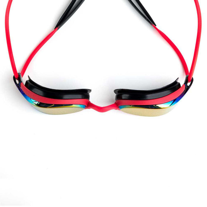 Gafas de natación Fusion Air Titanio Rojo-Negro Lentes Espejadas-Rojo Zoggs 461106RDBKMRD
