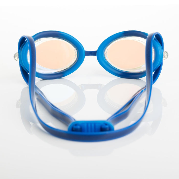 Gafas de Natación Racer Titanio Azul-Luz Lentes Espejados-Claros Zoggs 461112BLLBMCL
