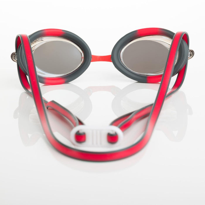 Gafas de Natación Racer Titanio Gris-Rojo Lentes Espejados-Oro Zoggs 461112GYRDMGD