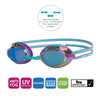 Gafas de Natación Racer Titanio Violeta-Turquesa Lentes Espejados-Azul Zoggs 461112VITQMBL