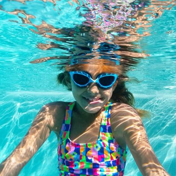 Gafas de natación Predator Junior Azul-Claro-Azul Lentes ahumadas Zoggs 461319LBBLTSM
