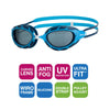 Gafas de natación Predator Junior Azul-Claro-Azul Lentes ahumadas Zoggs 461319LBBLTSM