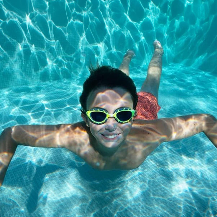 Gafas de natación Predator Junior Lima-Gris Lentes ahumadas Zoggs 461319LMGYTSM