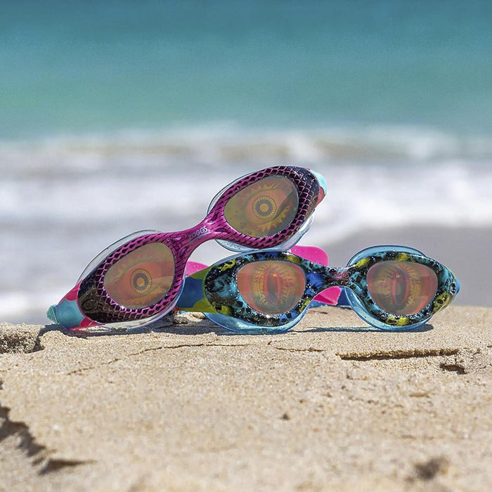 Gafas de natación Sea Demon Junior Negro-Azul Lentes holográficas Zoggs 461324BKBLHOL